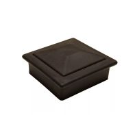 Крышка верхняя ПВХ для столба 100х100 Графит Крышка верхняя ПВХ для столба 100х100 Графит