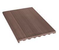 Ступень полнотелая из ДПК Optimum Махагон