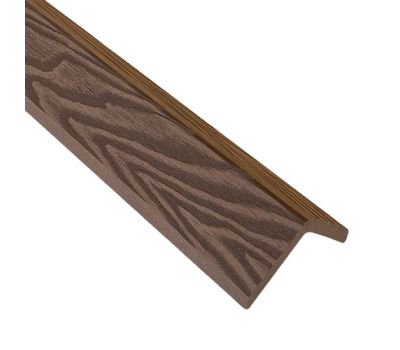 Уголок ДПК Wood-Х 50х50.3D Коричневый от производителя  EasyDecking по цене 380 р