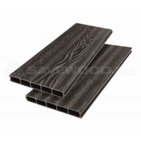 Грядочная доска ДПК с 3D-текстурой SW Rumex Темно-коричневый Грядочная доска ДПК с 3D-текстурой SW Rumex Темно-коричневый