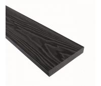 Террасная доска Смарт 3D Полнотелая без паза Черное дерево Террасная доска Смарт 3D Полнотелая без паза Черное дерево