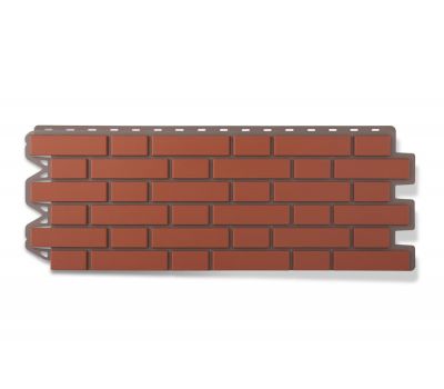 Фасадные панели (цокольный сайдинг)    Кирпич клинкерный Красный от производителя  Альта-профиль по цене 685 р