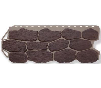 Фасадные панели (цокольный сайдинг)   Бутовый камень Датский от производителя  Альта-профиль по цене 741 р