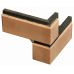 Угловой  элемент «Гладкий кирпич с фаской» от производителя  «Кирисс Фасад» по цене 270 р