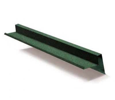 Планка для оформления фронтонов Romana левая Зеленый от производителя  Metrotile по цене 1 179 р