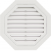 Восьмиугольная фронтонная вентиляционная решётка Белая от производителя  Т-сайдинг по цене 3 200 р
