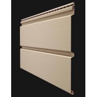 Виниловый сайдинг - серия PREMIUM Брус D6S Крем-брюле