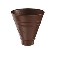 Воронка водосборная круглая RAL 8017 Коричневый matt 125/90