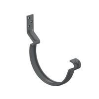 Крюк крепления желоба короткий RAL 7024 Тёмно-серый 150/100